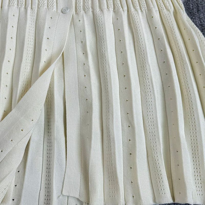 Damenbekleidung Celebrity Style Slim Fit Kurzarm Strickkleid Fischschwanz Langer Rock Weibliches Temperament Mode_voghion.com