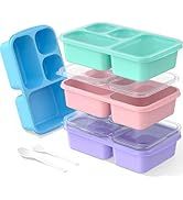 Bento Box da 4 pezzi - Contenitori per la preparazione dei pasti a 5 scomparti_voghion.com
