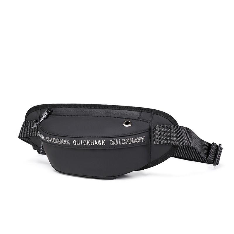 Marsupio da uomo in nylon impermeabile per sport all'aria aperta, con tracolla e portacellulare_voghion.com