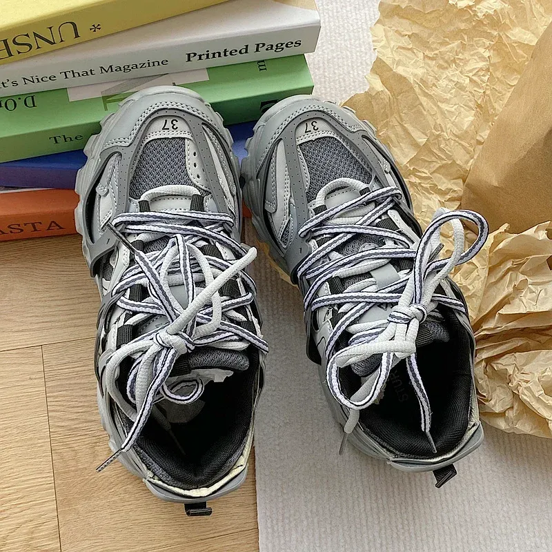 Markendesign für Männer Mode Neue klobige Turnschuhe für Männer Männlich Weiblich Papa Trendy Mädchen Jungen Casual Sportschuhe_voghion.com