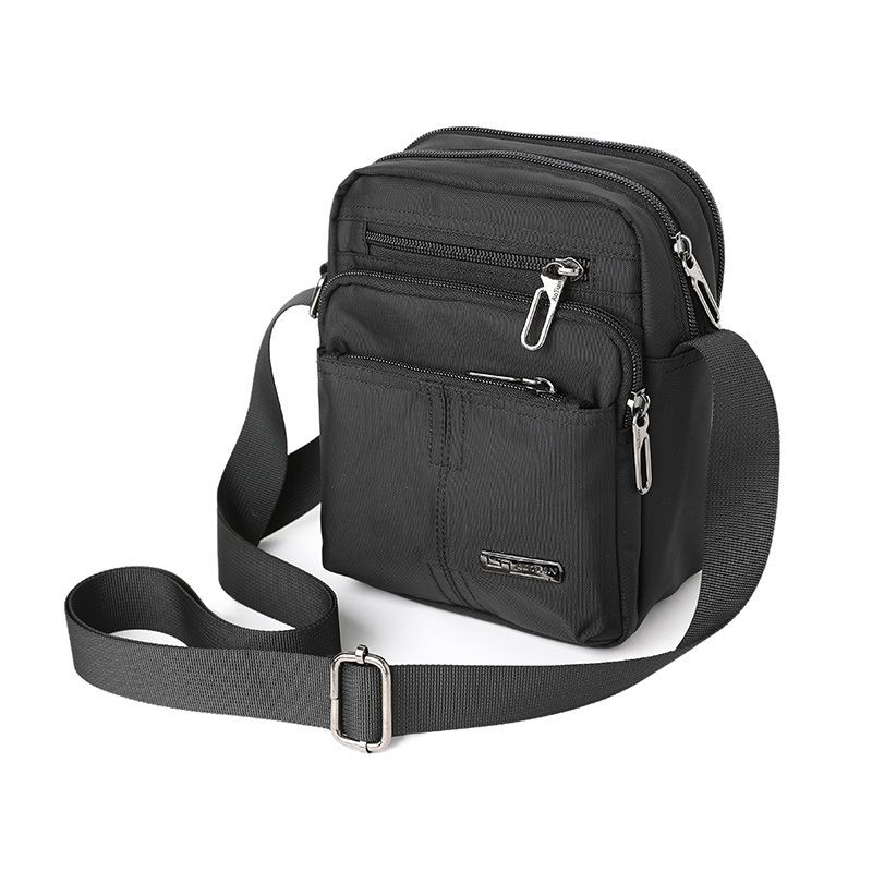 2025 Spring And Summer New Trend Men's Mini Bag Waterproof Nylon Oxford Canvas Shoulder Crossbody Casual Backpack Versatile_voghion.com