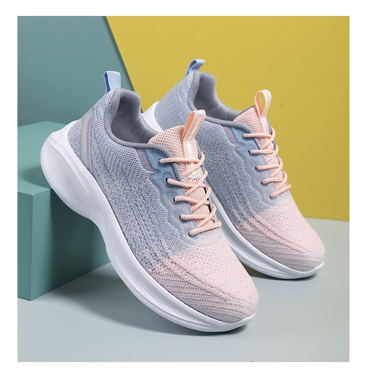 New mesh breathable casual shoes Lightweight running shoes soft sole_voghion.com