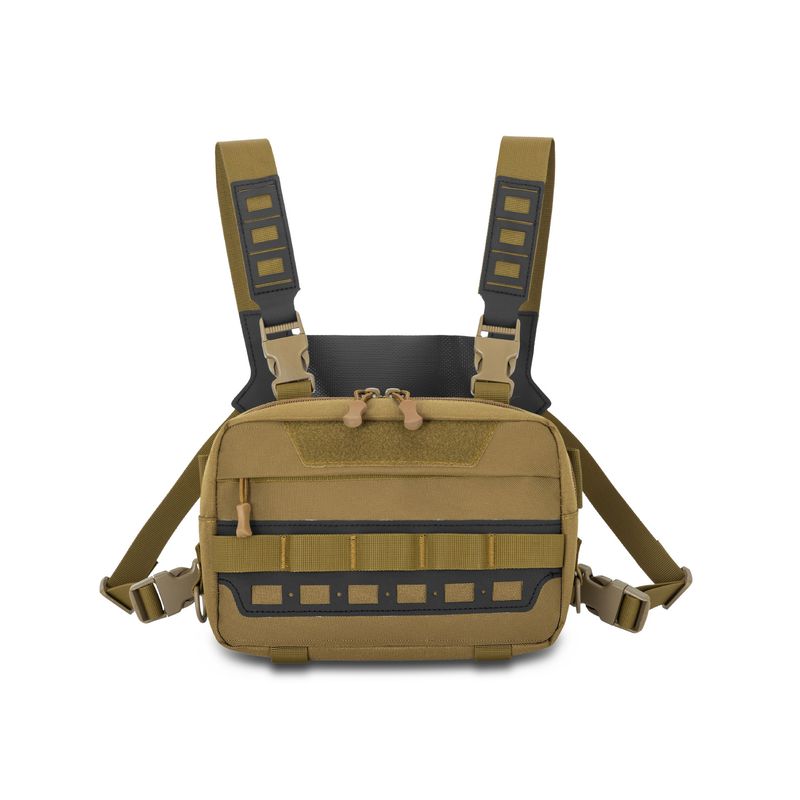 Nouveau sac de poitrine tactique tendance : sports de plein air, résistant à l'eau, multifonctionnel et portable, style gilet_voghion.com