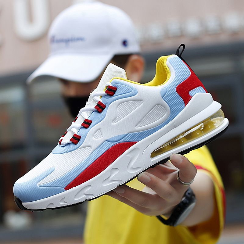 Unbeatable Quality Men's Summer New Men's Running Air Cushion Breathable Comfortable Dad Color Blocked Youth Sports Shoes_voghion.com