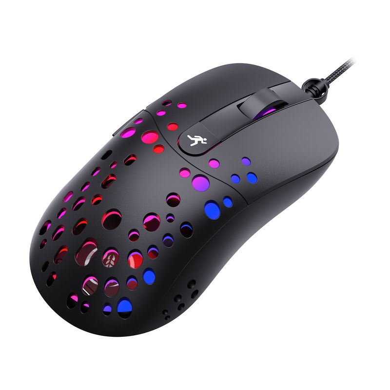 Lach RGB Glow Makro Programméierung Spillmaus 6-Knäppercher fir Luuchten auszeschalten Verschidde verkabelt Mausen_voghion.com
