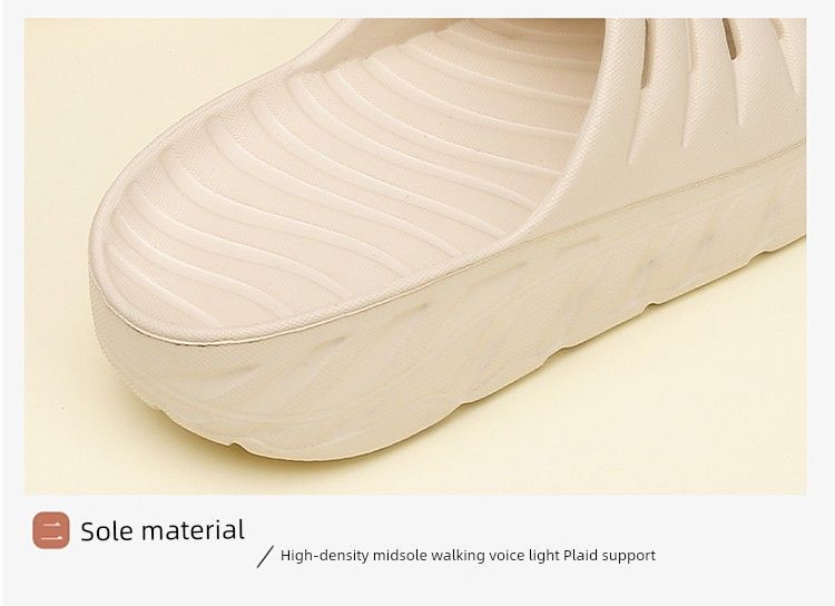 2023 Waterproonti-Skid Shock Absorption Pure Color Couple Slippers_voghion.com