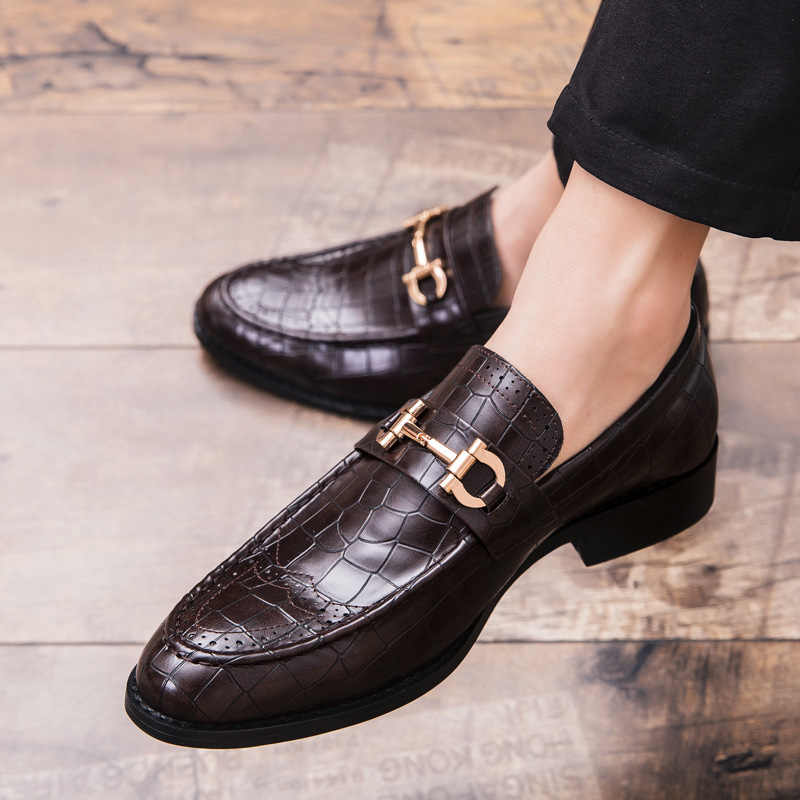 Miesten Loafers Derby Mokkanahka Mukavat Vedenpitävät Office Party Jalkineet_voghion.com