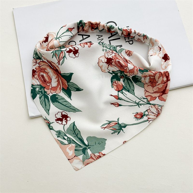 Nuovo piccolo fresco tessuto triangolo asciugamano elastico fascia per capelli 2024 donne elastico alto borsa testa asciugamano testa gioielli_voghion.com