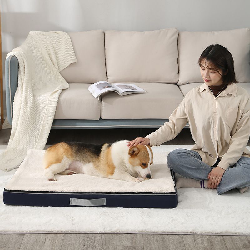 Memory Foam Pet Nest Teddy Golden Retriever Herbst Winter Wasserdicht Komplett Abnehmbare Hund Bett Katze Matte_voghion.com