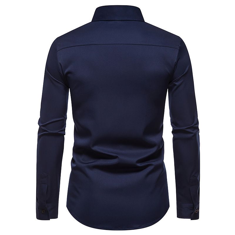 Camicia Primavera e Autunno Nuovo Uomo Manica Lunga Moda Bottoni Stampati Casual Camicia Larga Grande Taglia Formale Abito Pollici Moda_voghion.com