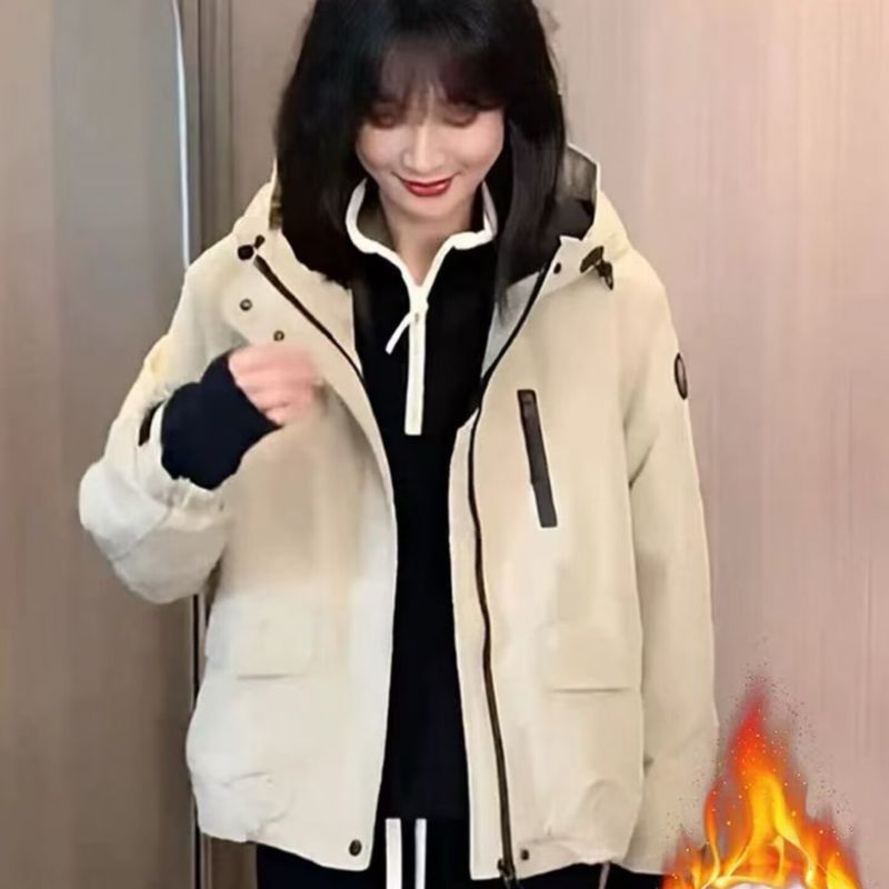 Giacca corta in cotone spesso e larga in stile coreano invernale da donna, in vendita diretta in fabbrica_voghion.com