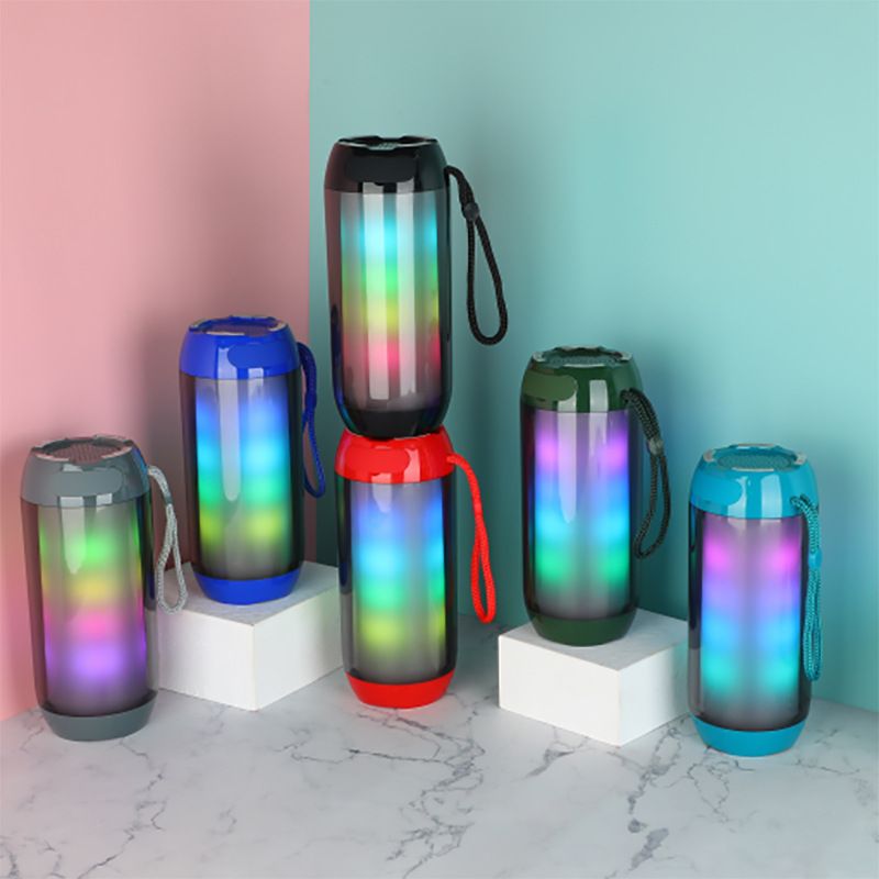 TG-643 Bluetooth-kaiutin Värikäs Viileä RGB Dynaaminen Hengitysvalo 3D Stereo Langaton Kannettava Suuri Kapasiteetti Ääni_voghion.com