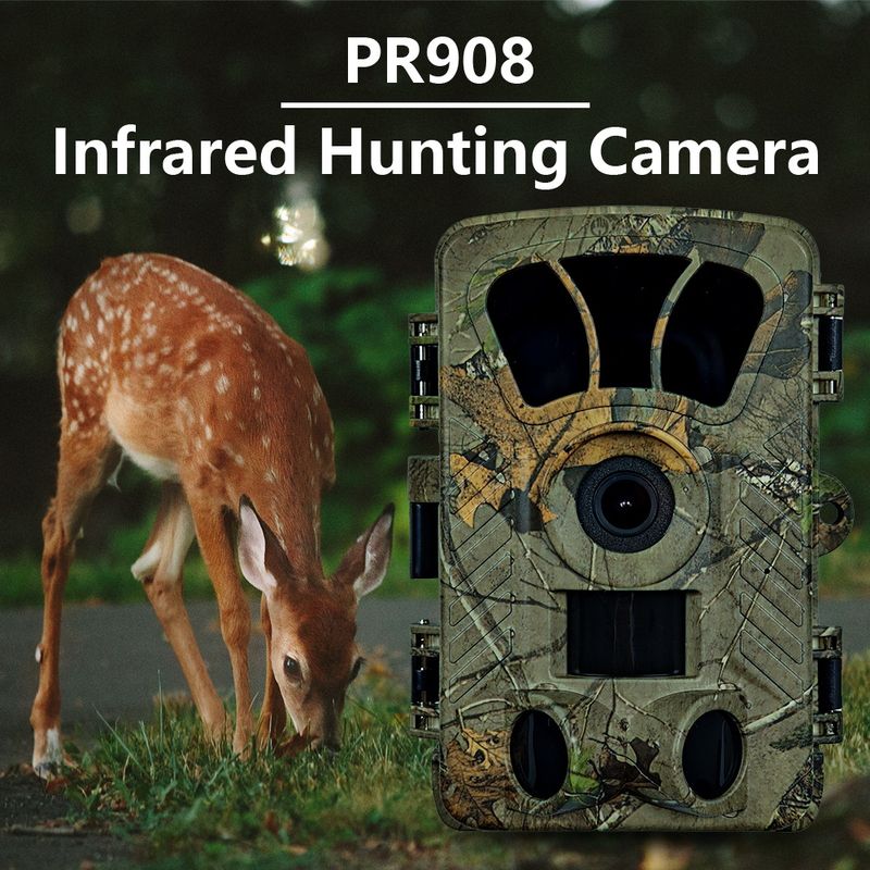Telecamera da caccia a infrarossi 5K HD da 60 MP, funzionamento con una sola mano_voghion.com