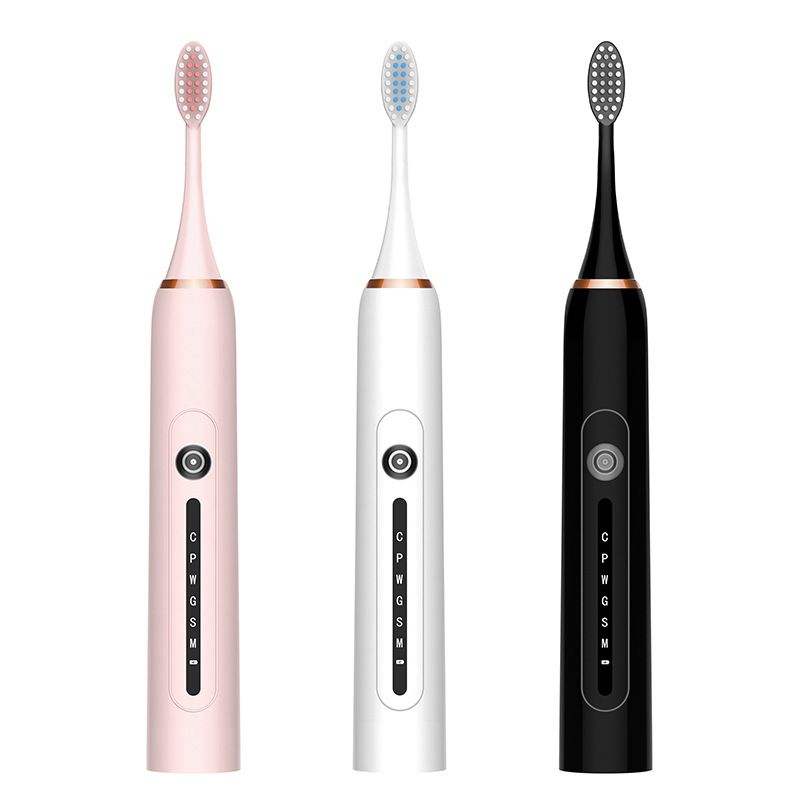 6-speed 4-head Sonic Toothbrush For Adults With Waterproof Charging_voghion.com