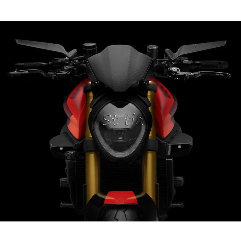 New Motorcycle Black Rearview Mirror Aluminum Rear View Mirrors For Ducati Monster 937 SP 2021 2022 2023 2024 2025_voghion.com