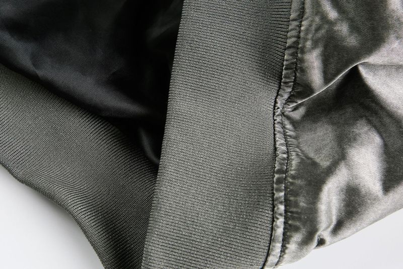 Eon Modish 25 Herbst Neue Amerikanische Mode High Street Nylon Patchwork Funktionale Fliegerjacke Mantel_voghion.com