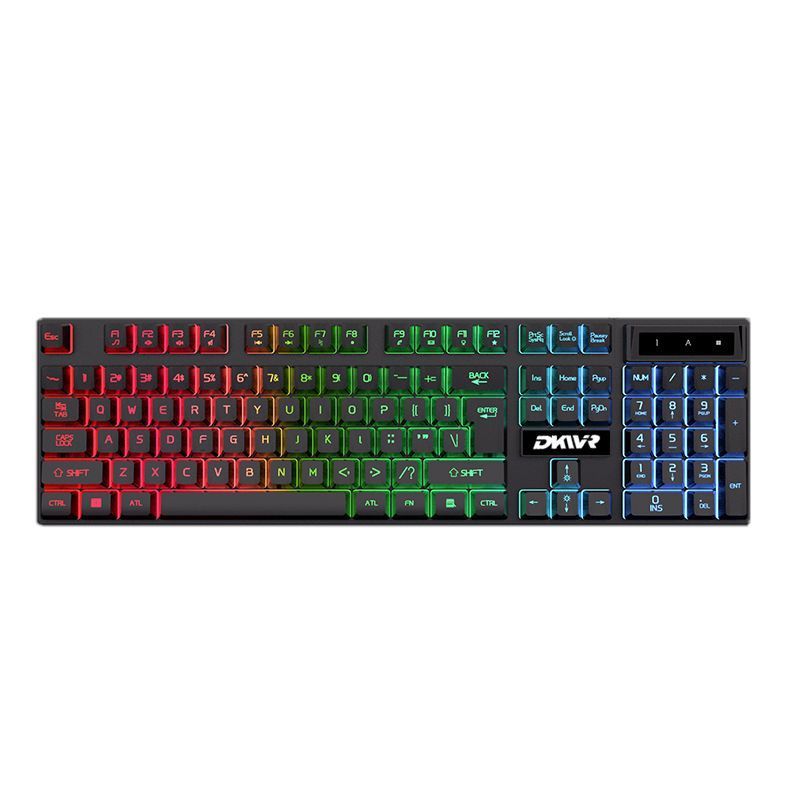 Wired Set Computer Mechanische Gaming Membran Tastatur Maus Leuchtende Peripherie_voghion.com