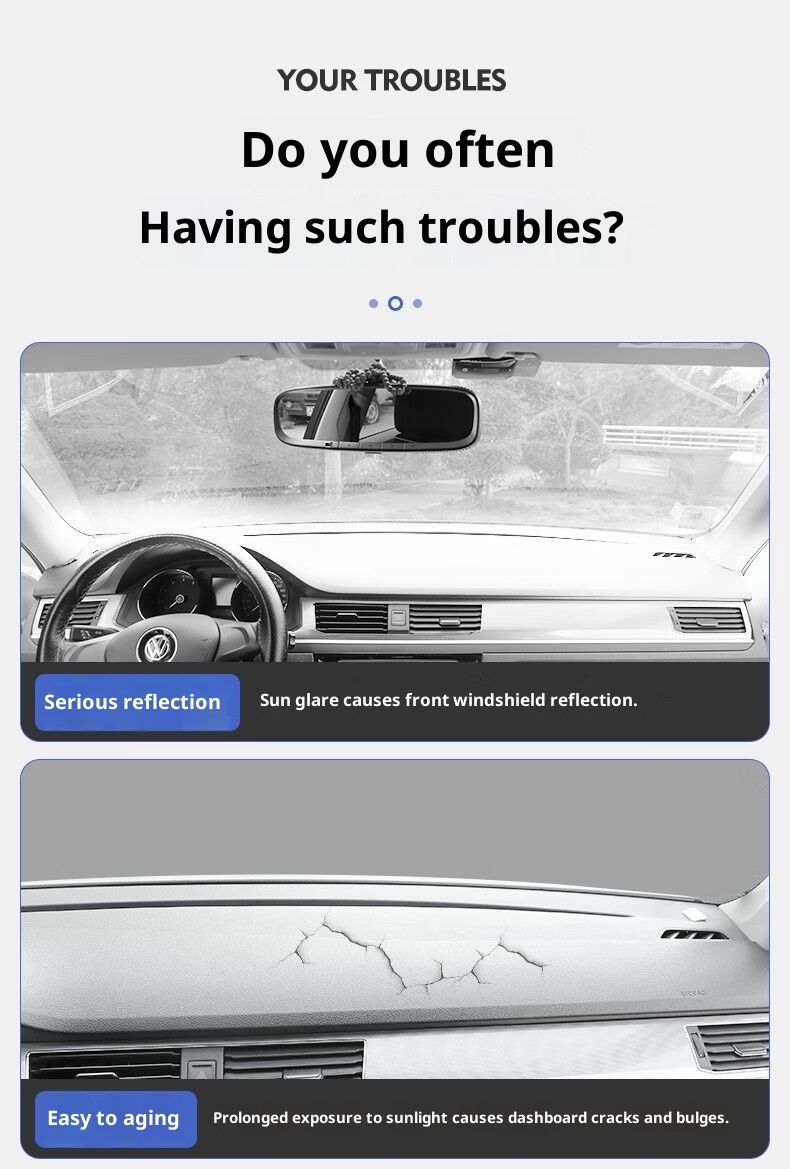 Xiaodeng Suitable For 2007-2022 Toyota Corolla Center Console Dashboard Sunshade Work Desk Mat Front_voghion.com