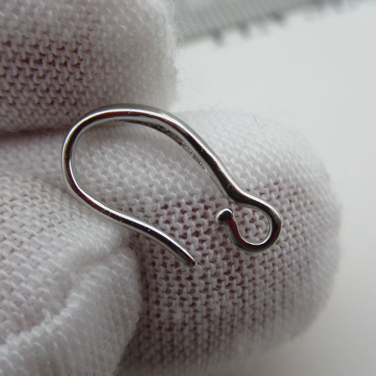 Accessori fai da te S Materiali per orecchini in argento sterling Orecchini in stile coreano Ganci per orecchini lisci, semplici e minimalisti_voghion.com