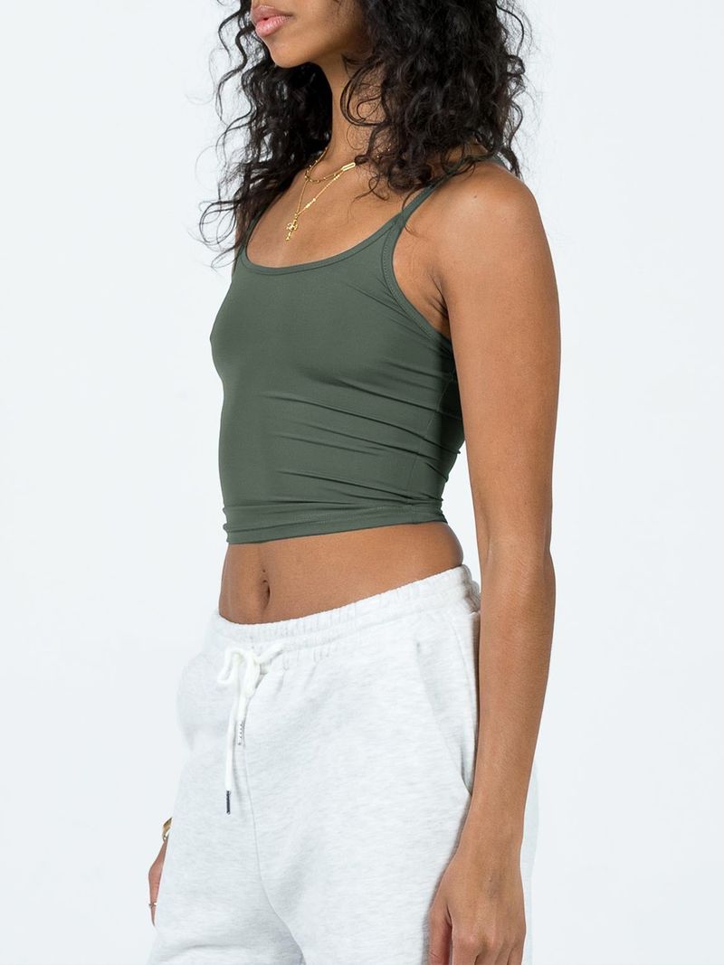 Women's Clothing Summer New Style All Match Tight Navel Exposing Pure Desire Women's High Elastic Hot Girl Basic Small Sling_voghion.com