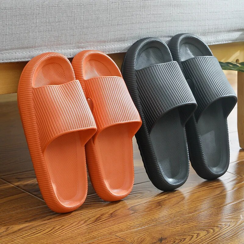 Neue Dicke Plattform Badezimmer Hause Frauen Mode Weiche Sohle Eva Indoor Sandalen Nicht-Slip Flip Flop Männer Hausschuhe_voghion.com