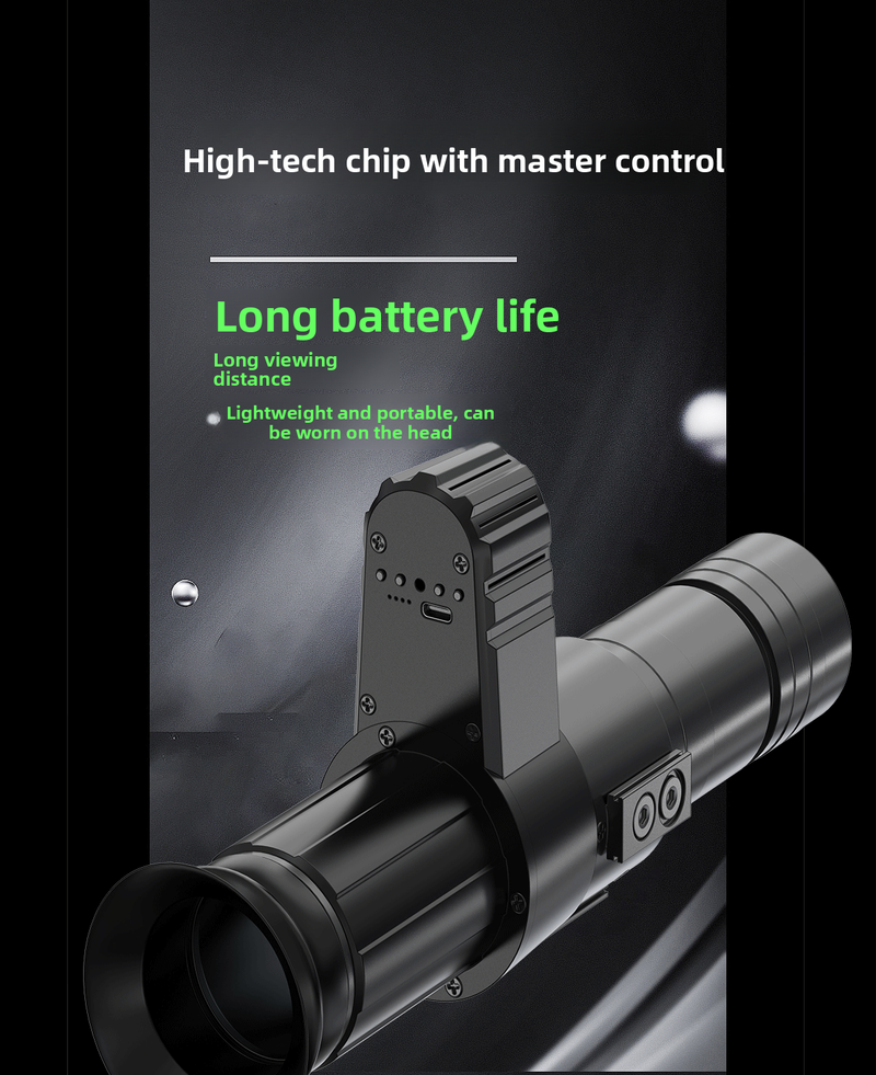 Cross-Glass Articolo caldo A+ Dispositivo a mirino Ricerca HD a infrarossi Telescopio con messa a fuoco Visione notturna Osservazione_voghion.com
