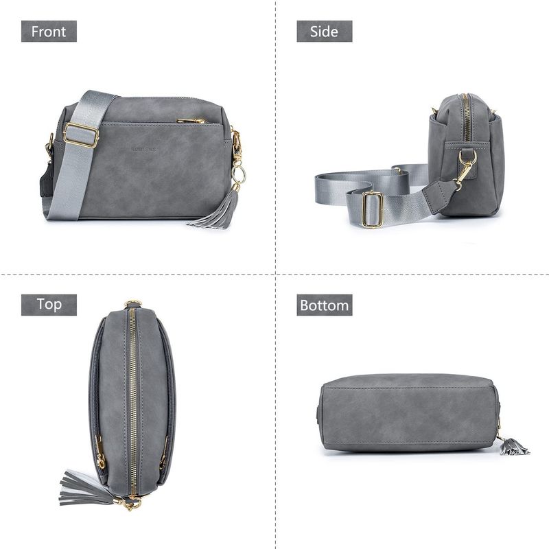 Andralyn Women's Fashion European and American Retro Tassel Small Bag with Multiple Compartments Single Shoulder Oblique Strap Wide Shoulder Bag_voghion.com