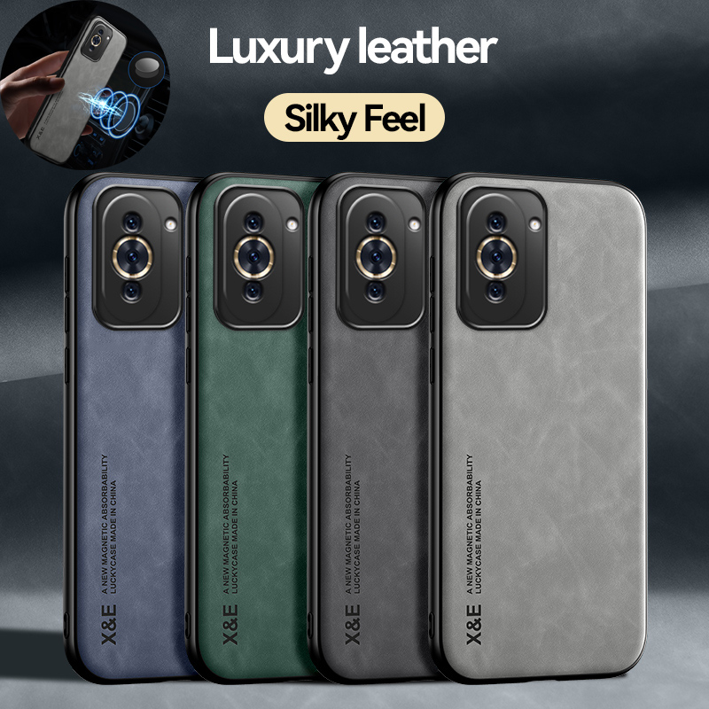 Custodia antiurto in pelle retrò di lusso per Huawei Nova 10 9 SE 7 Pro 6 5 P50 P30 Pro P20 P40 Lite con cornice in silicone morbido_voghion.com