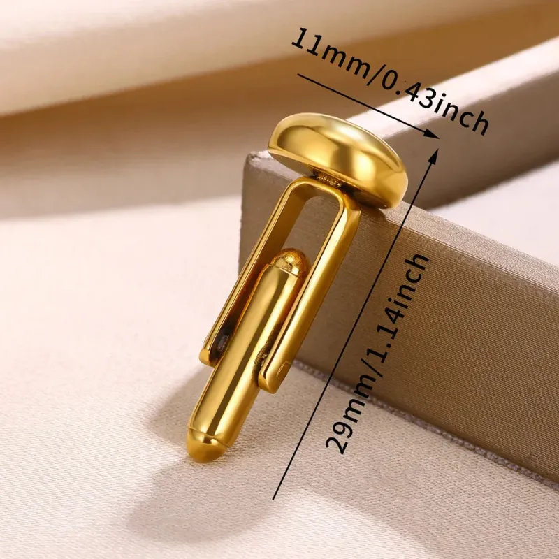 Gemelli da polso per uomo, bottoni da polso, fermagli per camicia, fibbia in acciaio inossidabile, gioielli da sposo per matrimonio._voghion.com