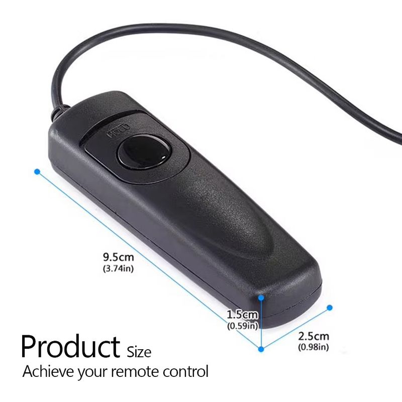 RS-80N3 Remote Control Shutter Release Cable For Canon E0S R1 R3 R5 R52 1D 1D2 1DX 5D 5D2 5D3 5D4 6D 6D2 7D2 7D Mark II_voghion.com