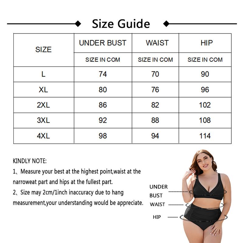 Hot Selling Bikini Sexy Plus Fat Plus Multi-Color Optional Split Swimsuit for Women_voghion.com