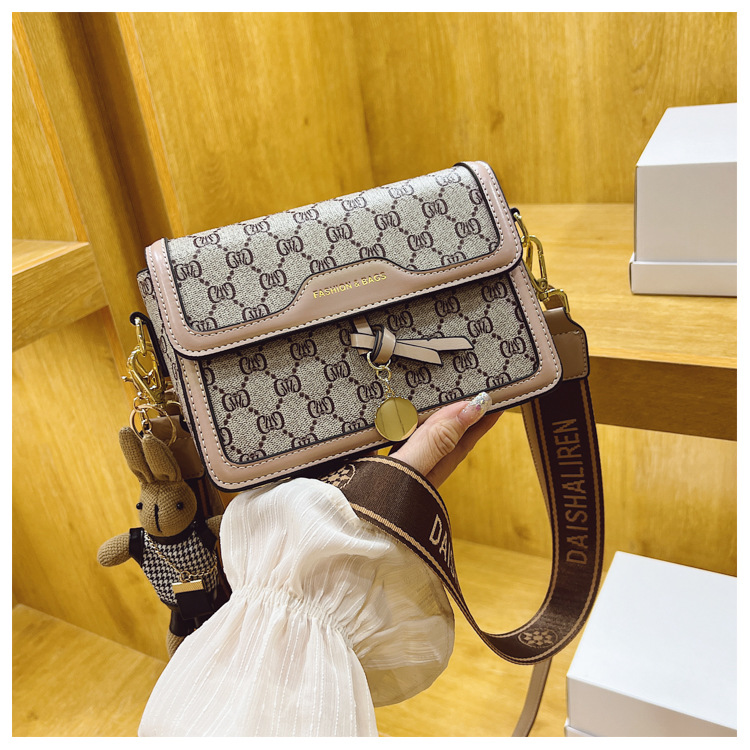 Borsa da donna a tracolla versatile di alta qualità autunno/inverno 2024 nuova moda a tracolla piccola quadrata alla moda Instagram_voghion.com