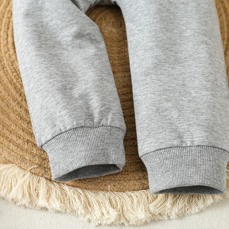 2024 Abbigliamento per bambini e neonati, stile sportivo casual, asciugamano, ricamo, felpa con cappuccio, pantaloni, set_voghion.com