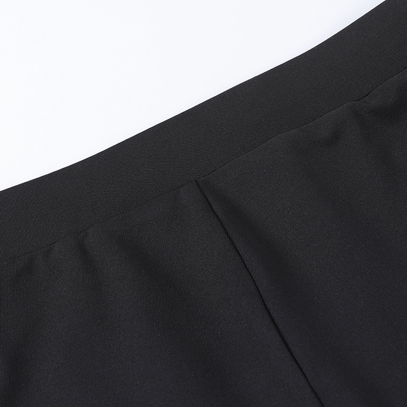 Completo sportivo alla moda in due pezzi da donna, girocollo a maniche lunghe, a tre punti, girocollo in maglia_voghion.com