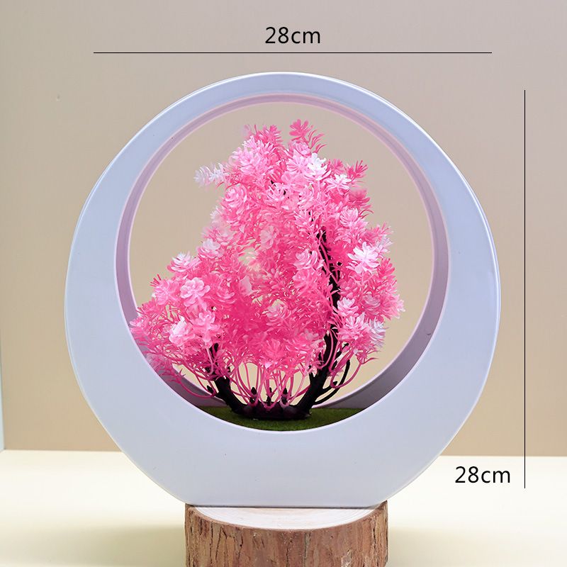 Wohnmöbel Simulation Grünpflanzen Kunststoff Kunstblumen kreative Bonsai Desktop Ornamente Blume Simulation Pflanzen_voghion.com