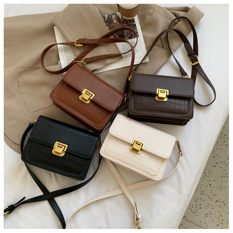 Women's Bags trendy retro single shoulder crossbody bag high-end small square bag_voghion.com