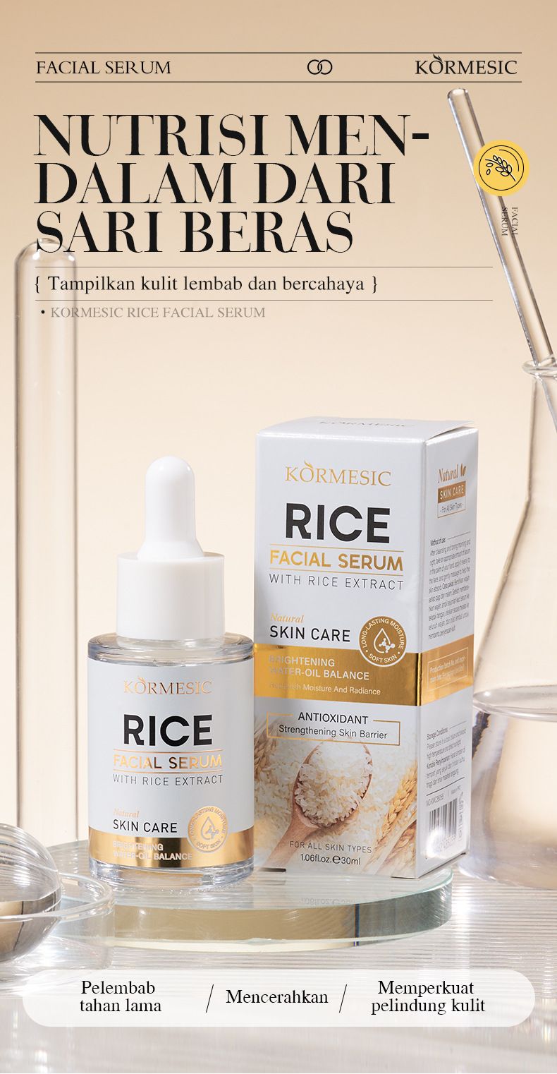 KORMESIC Rice Facial Serum 30ml_voghion.com