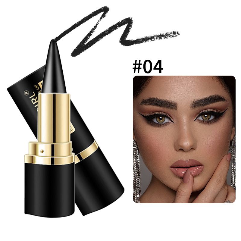 Sailinger Makeup Matte Waterproof Smudge-Proof Black Single-Head Solid Eyeliner For Women_voghion.com