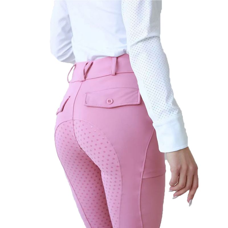 Pantaloni attillati estivi per equitazione, elastici per attrezzature da esterno_voghion.com