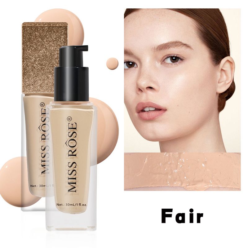 Makeup Long Lasting Waterproof Non Smearing Liquid Foundation Light Natural Clear Sweat Proof Oil Control Concealer Foundation_voghion.com