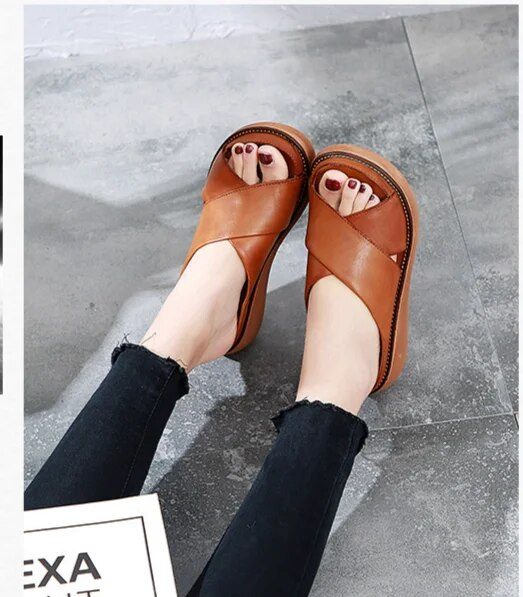 Damesslippers Slippers Reizen Binnen Rubberen verstelbare bandjes Slippers_voghion.com
