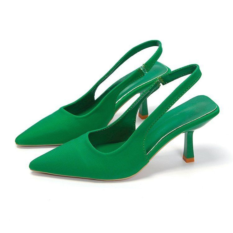 New pointy skinny heels heels after empty toe sandals high heels_voghion.com