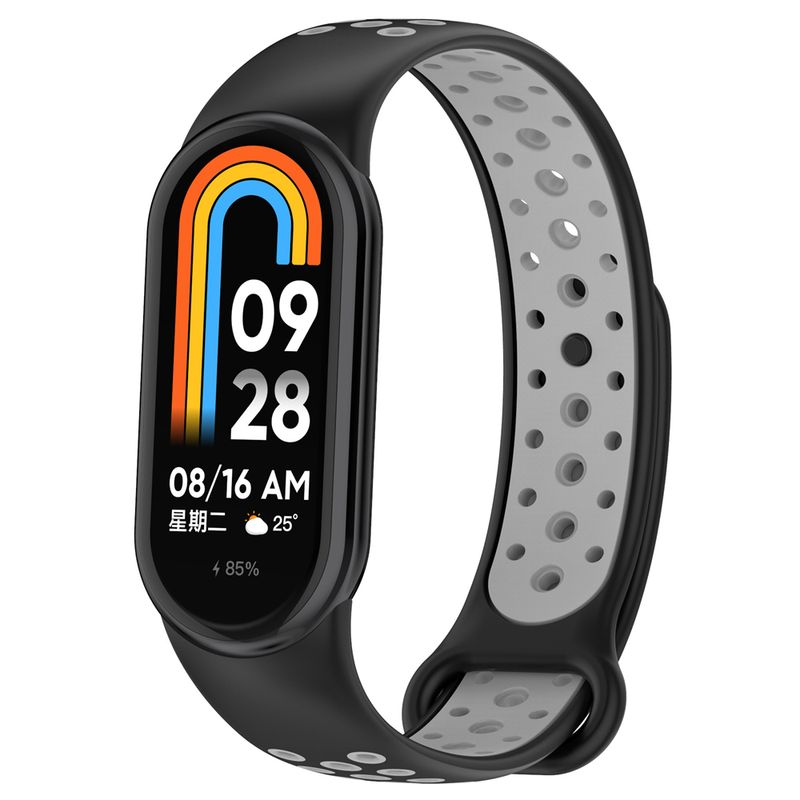 Soft Silicone Strap For Xiaomi Mi Band 9 8 Breathable Sport Bracelet Wristband Belt For MiBand 9 Miband8 Replacement Watchband_voghion.com