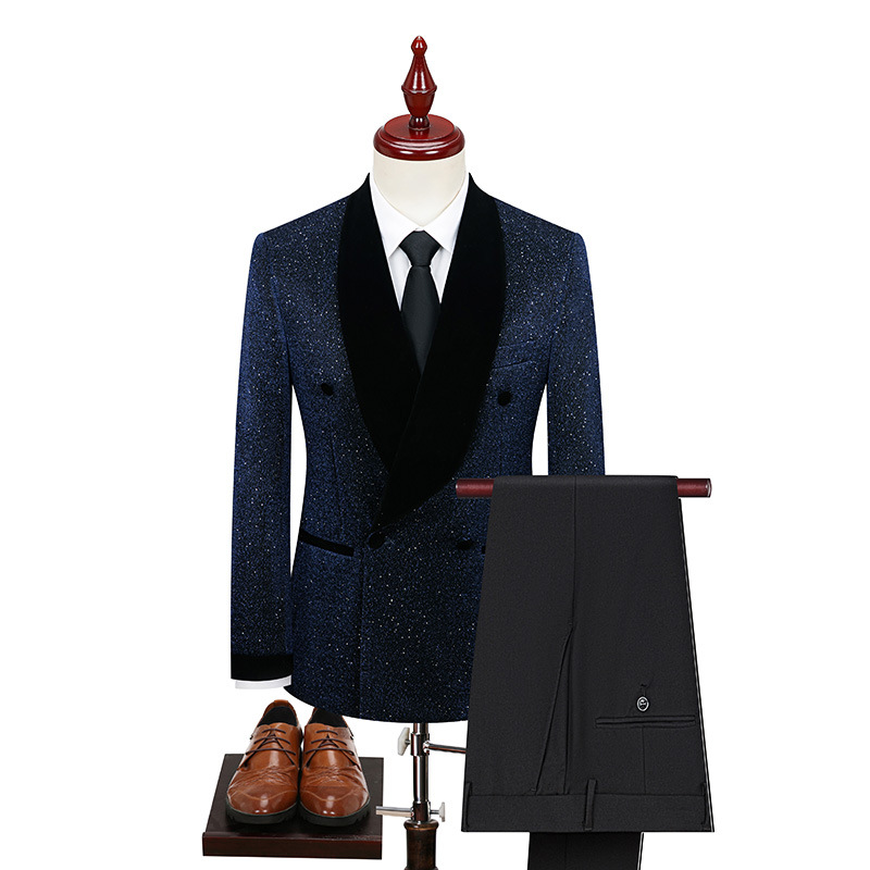 CT Shiny Stage Men's Plus Size Jacket Wedding Host Suit Performance Costume_voghion.com