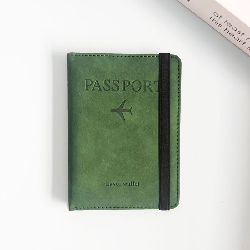 RFID Blocking Travel Wallet – Slim PU Leather Passport Holder With Multiple Card Slots For Men & Women, Secure & Lightweight (12 Colors Available)_voghion.com