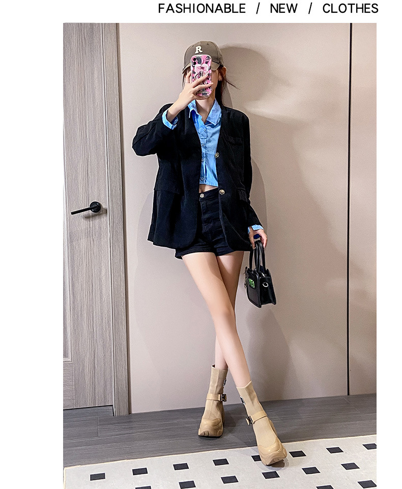 Elastische Socken mit innerer Erhöhung, Martin-Stiefel, 2023, neue Mode, gut mit mittelhohen Stiefeln, Plateau-Stiefeletten mit hohem Absatz, Plateau-Stiefeletten_voghion.com