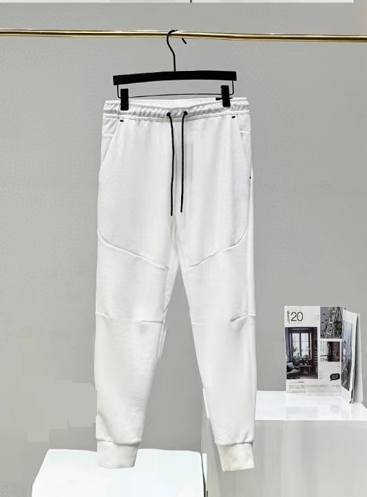 Men's Clothing New Men's Knitted Back Tapered Sweatpants Sports Leisure Training Pants 496 Back Zipper_voghion.com