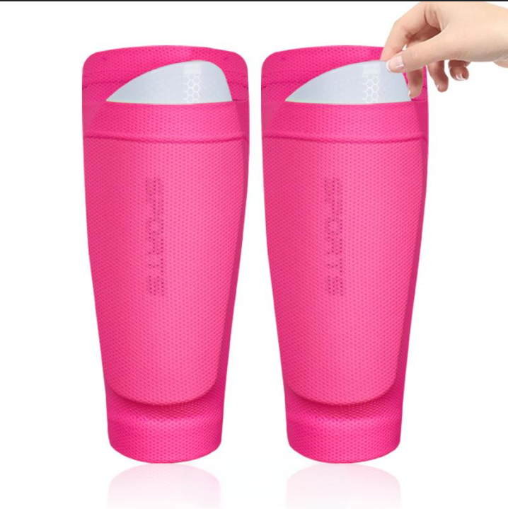 Sports Accessories guard socks double layer breathable mesh calf insert shin guard socks shin guard elastic pocket custom_voghion.com