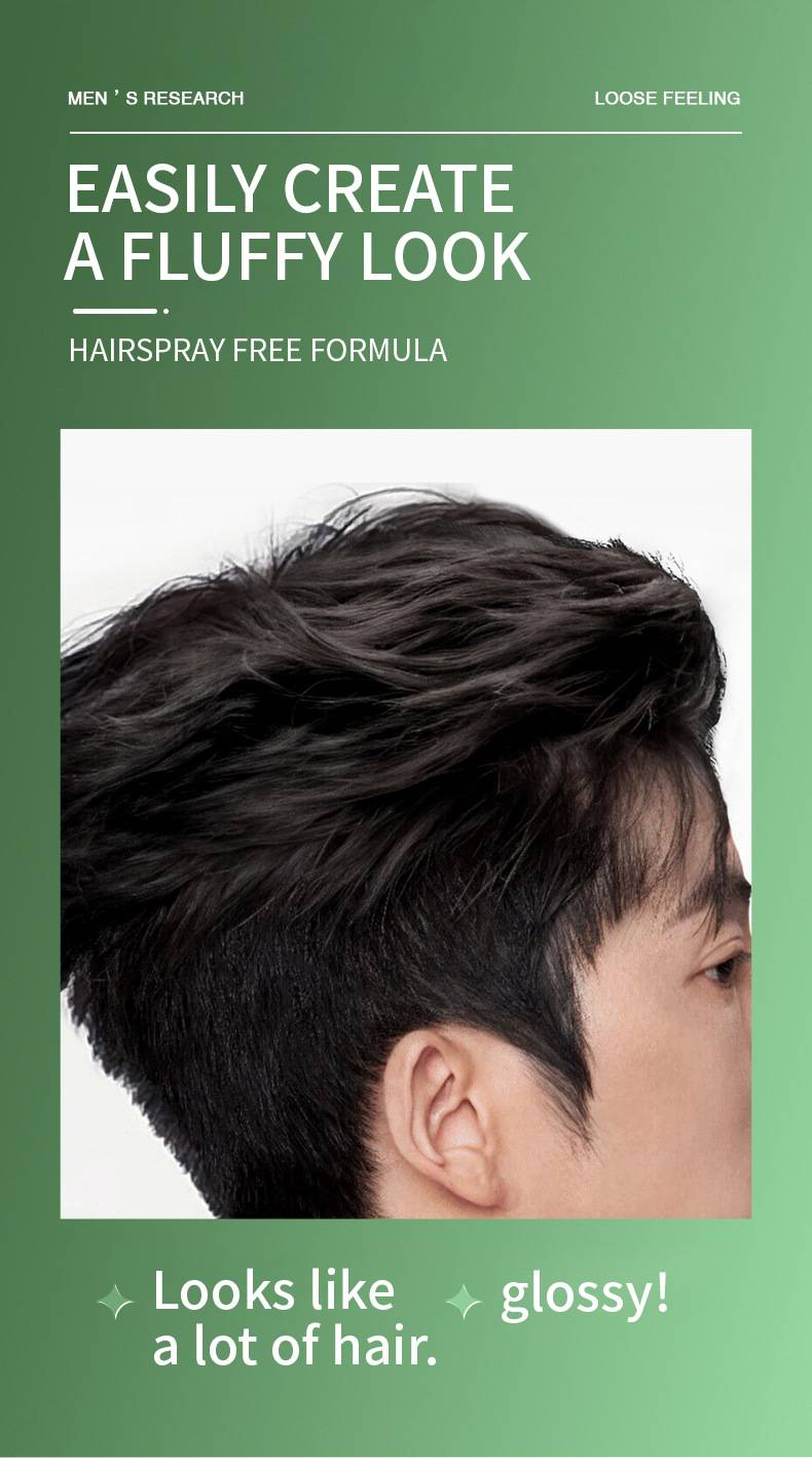 Der.j Unisex Dry Volumizing Spray – Sofortiges Volumen an den Haarwurzeln, kein Ausspülen, tragbar und für unterwegs – Geeignet für alle Haartypen_voghion.com