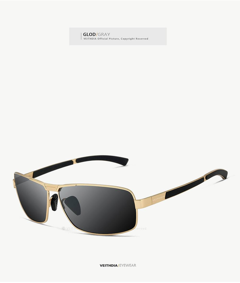 Occhiali da sole polarizzati anti-ultravioletti da uomo, occhiali da sole con aste antiscivolo_voghion.com